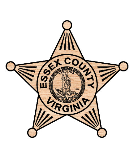 Essex County Sheriff's Office Badge SVG, Essex County Virginia Sheriff Badge Vector, Essex County Sheriff SVG Emblem, Virginia Law Enforcement Badge Logo SVG, #support