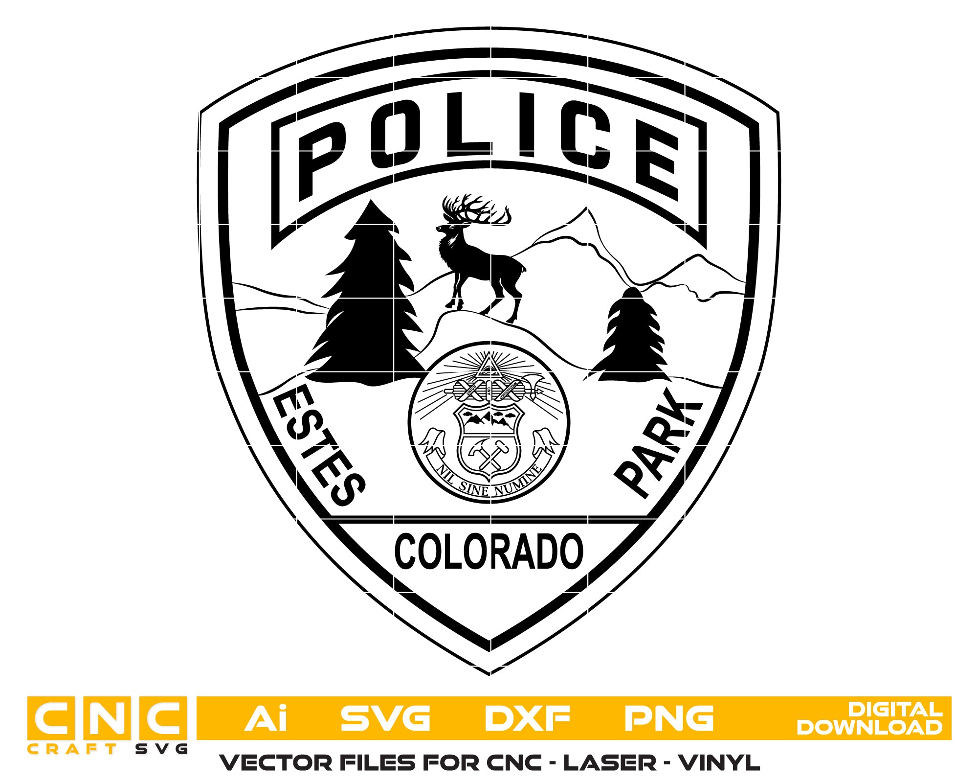 Estes Park Colorado Police Patch