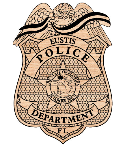 Eustis Police Department Badge SVG, Eustis Florida Police Badge Vector, Eustis Police SVG Emblem, Florida Law Enforcement Badge Logo SVG, #support