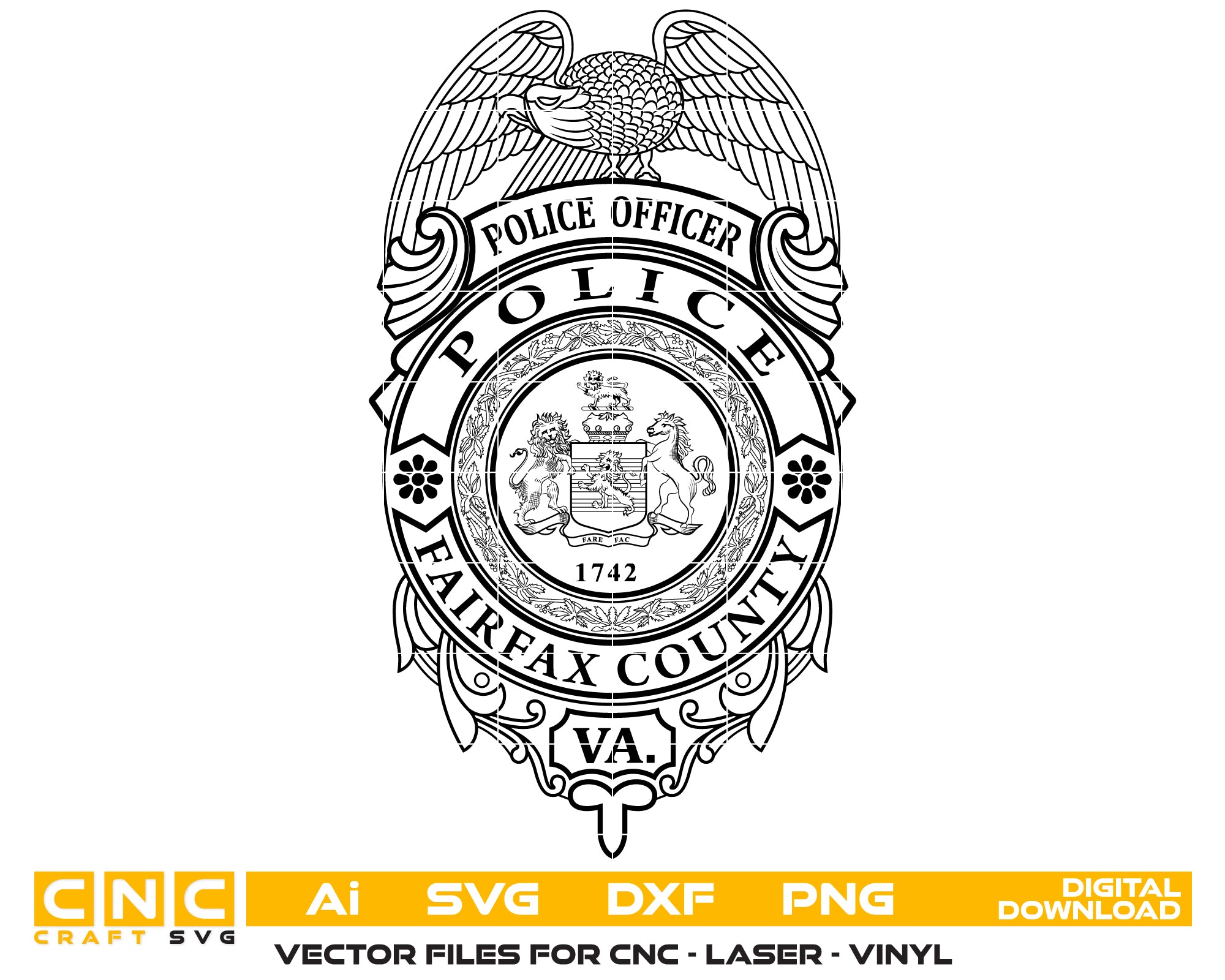 Fairfax County Police Badge