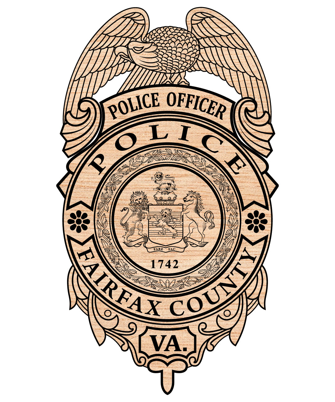Fairfax County Police Badge