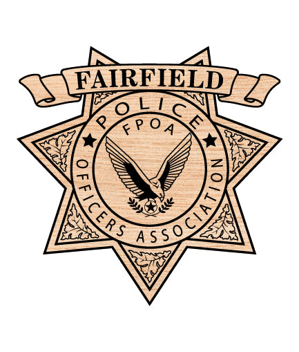 Fairfield Police Officer Association Badge SVG – Law Enforcement Emblem