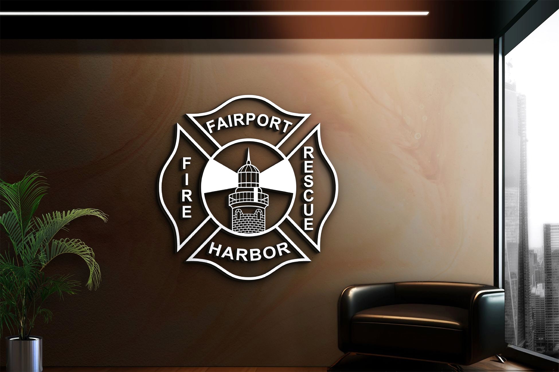 Fairport Harbor Fire Department Logo, Ohio