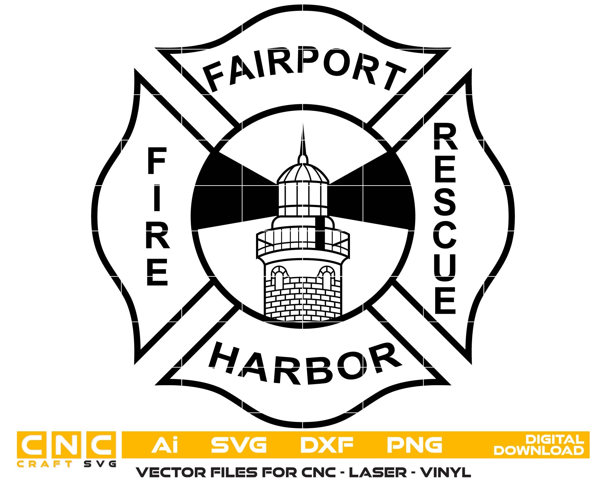 Fairport Harbor Fire Department Logo, Ohio