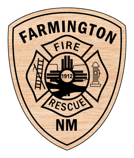 Farmington Fire Rescue Department Patch SVG, Farmington New Mexico Fire Patch Vector, Farmington Firefighter SVG Emblem, New Mexico Fire Dept Patch Logo SVG, #support