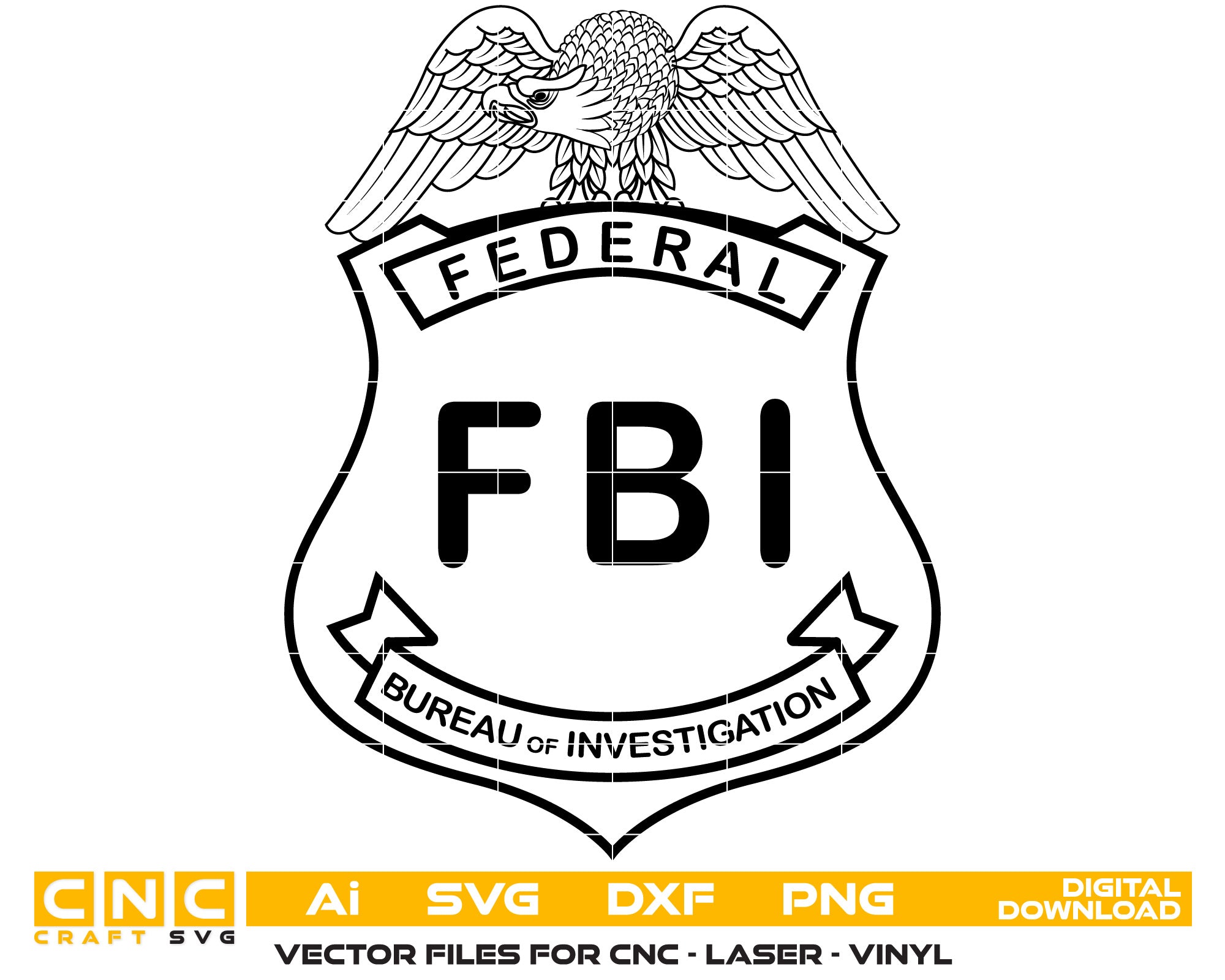 Federal Bureau of Investigation Vector Art