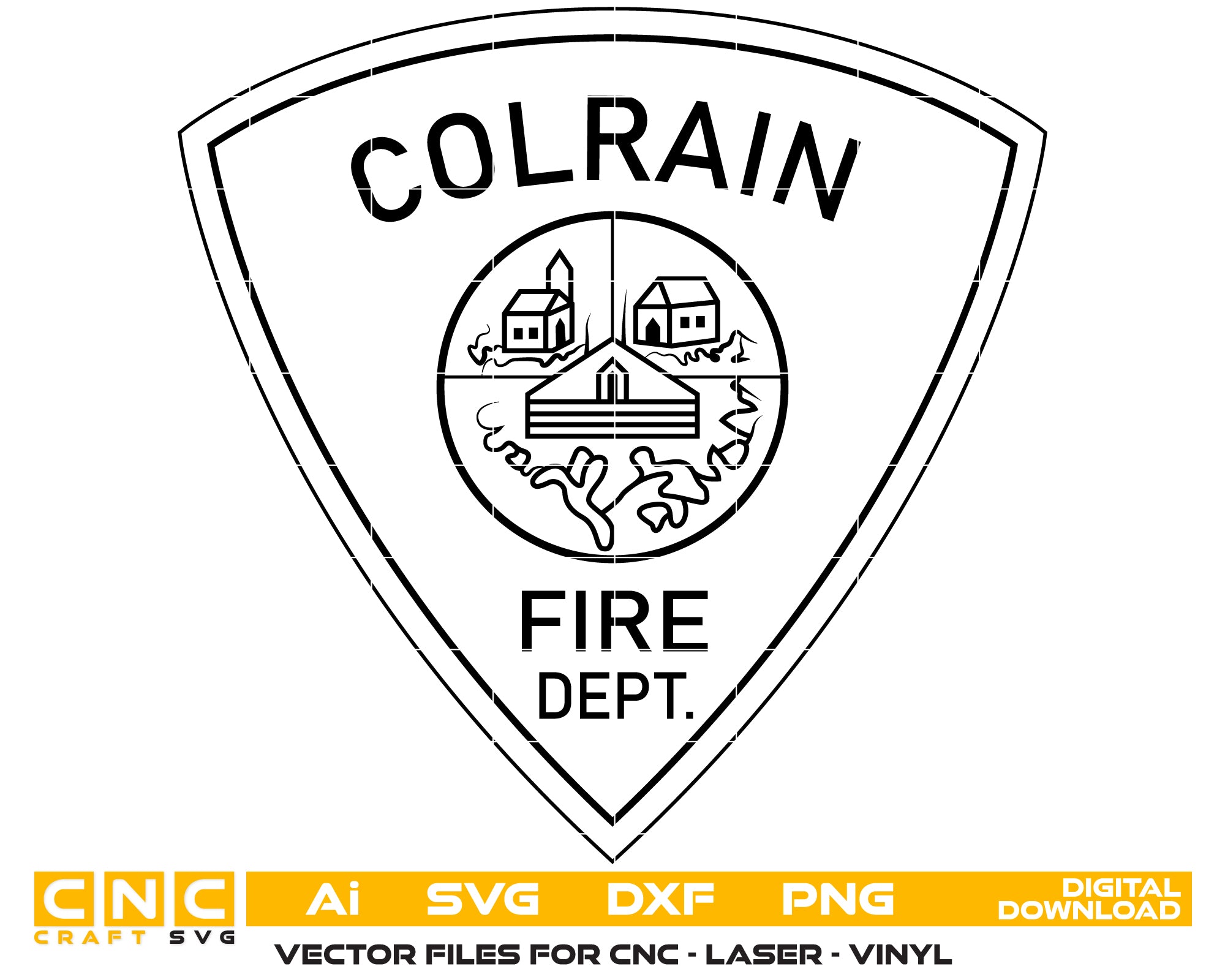Fire Department Town Of Colrain Logo