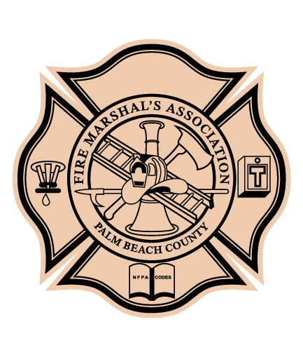 Fire Marshal’s Association Palm Beach County Badge