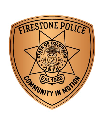 Firestone Police Community In Motion Patch – Vector File