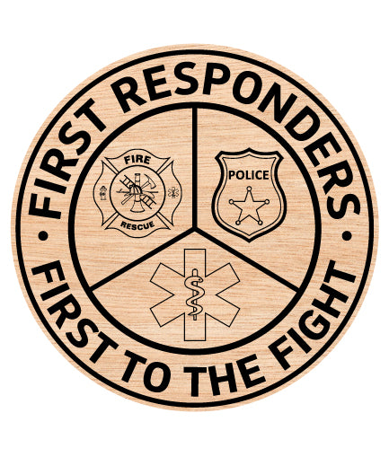First Responders, First To The Fight Logo