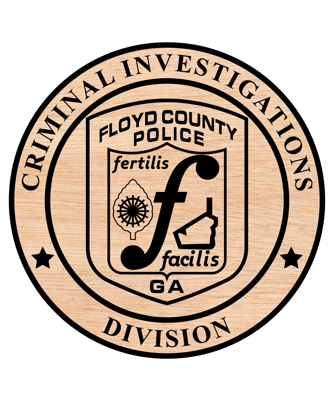 Floyd County Criminal Investigations Division Patch
