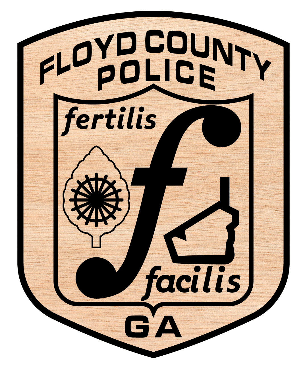 Floyd County Police Department Patch