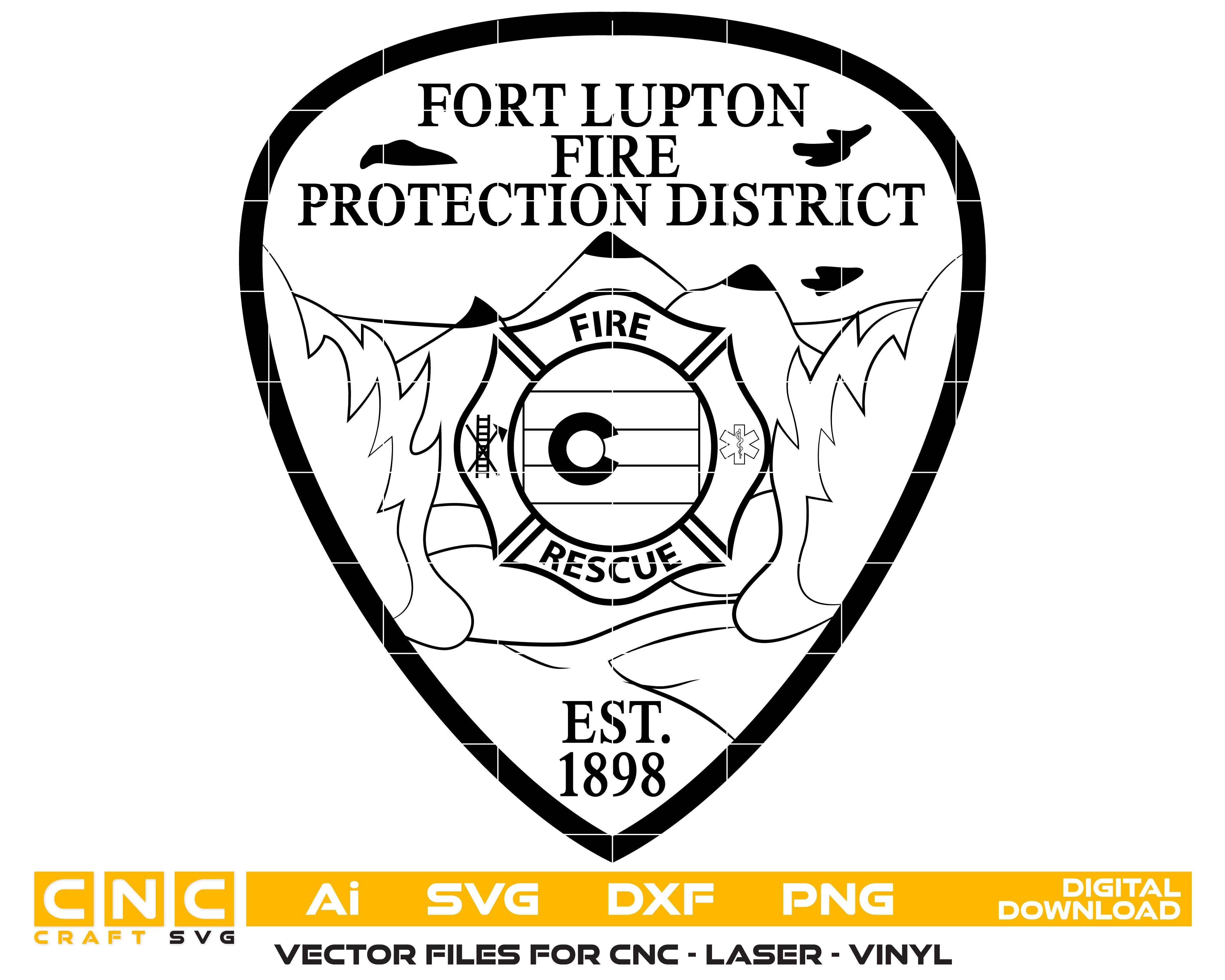 Protection District Fort Lupton Fire Badge