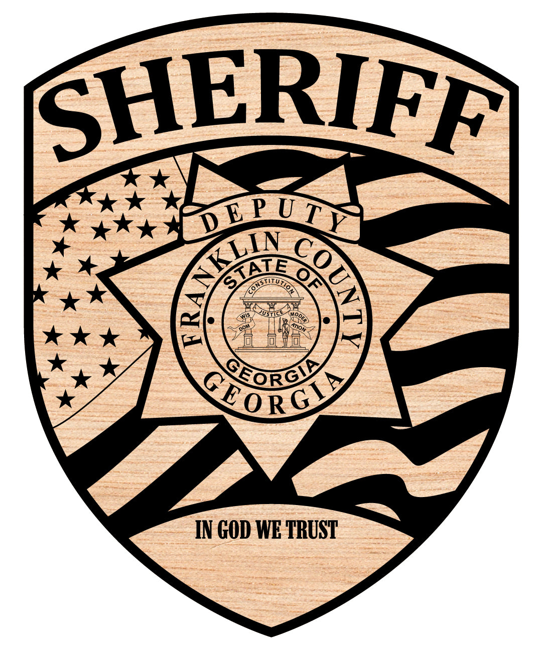 Franklin County Georgia Deputy Sheriff Badge