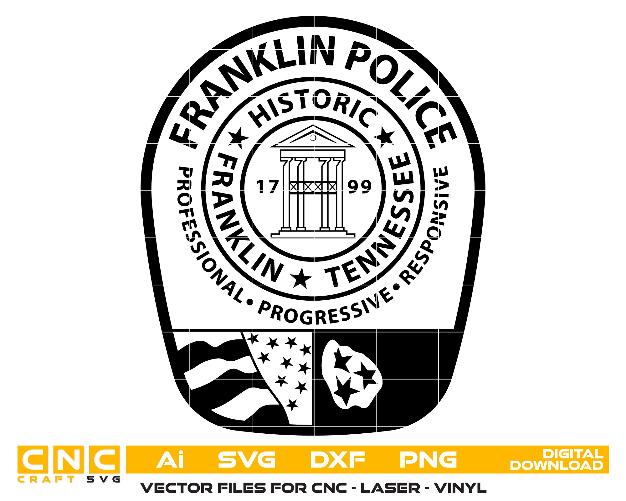 Franklin Police Department Patch
