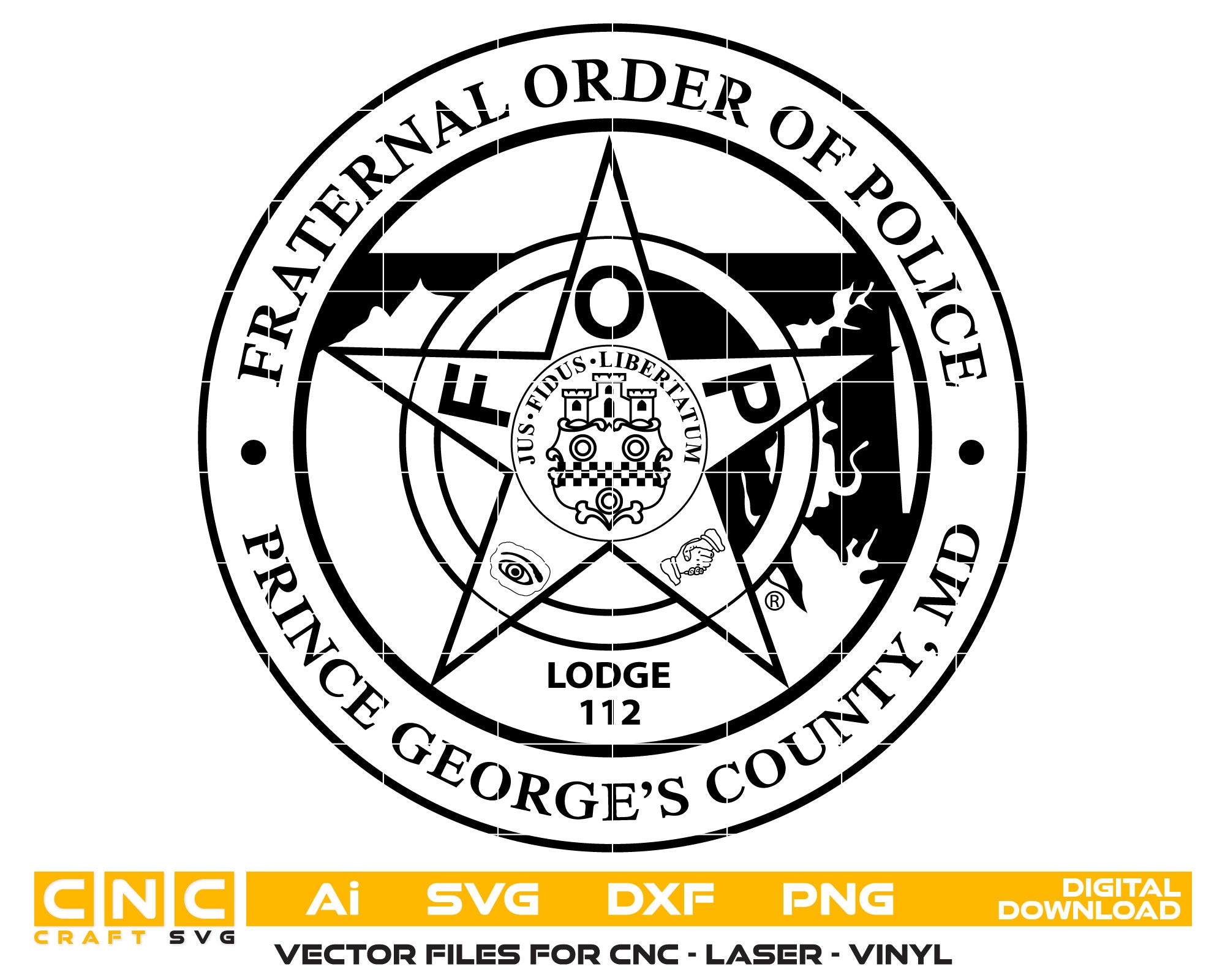 Fraternal Order Of Police Lodge 112 Sheriff Badge