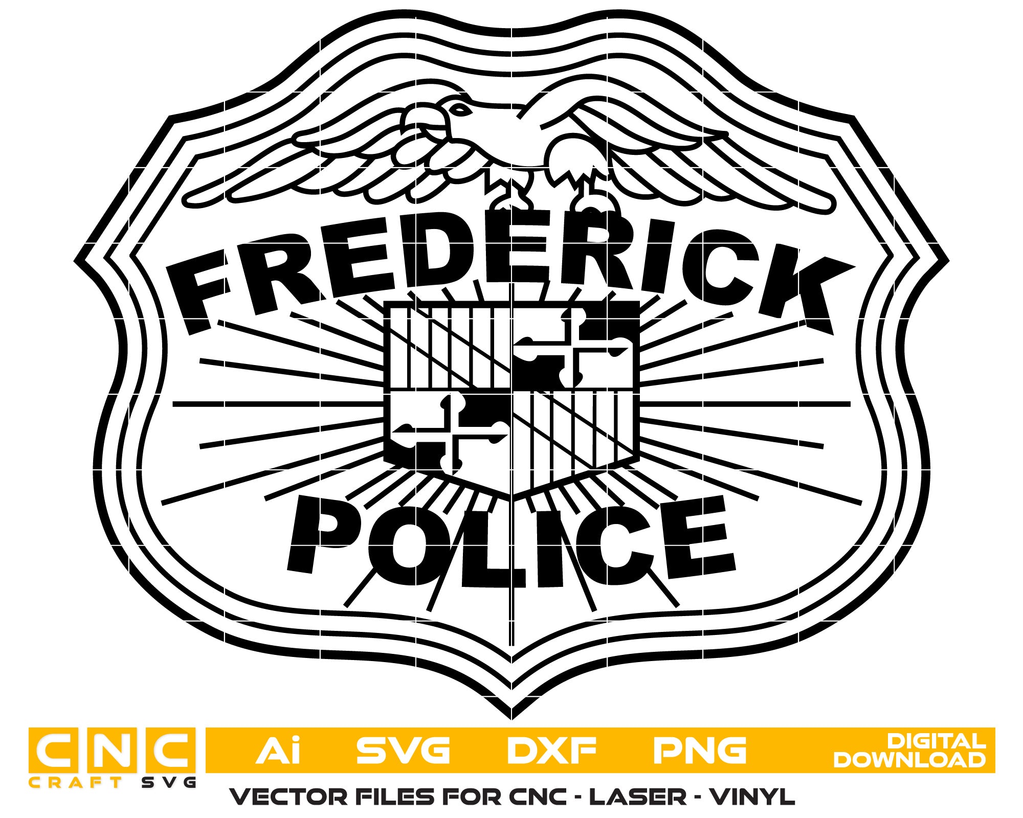 Frederick Police Badge