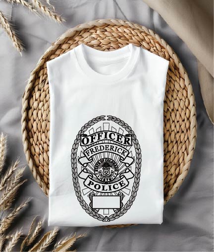 Frederick Police Department Badge, Frederick Police Badge, Police Badge, Police Badge Svg