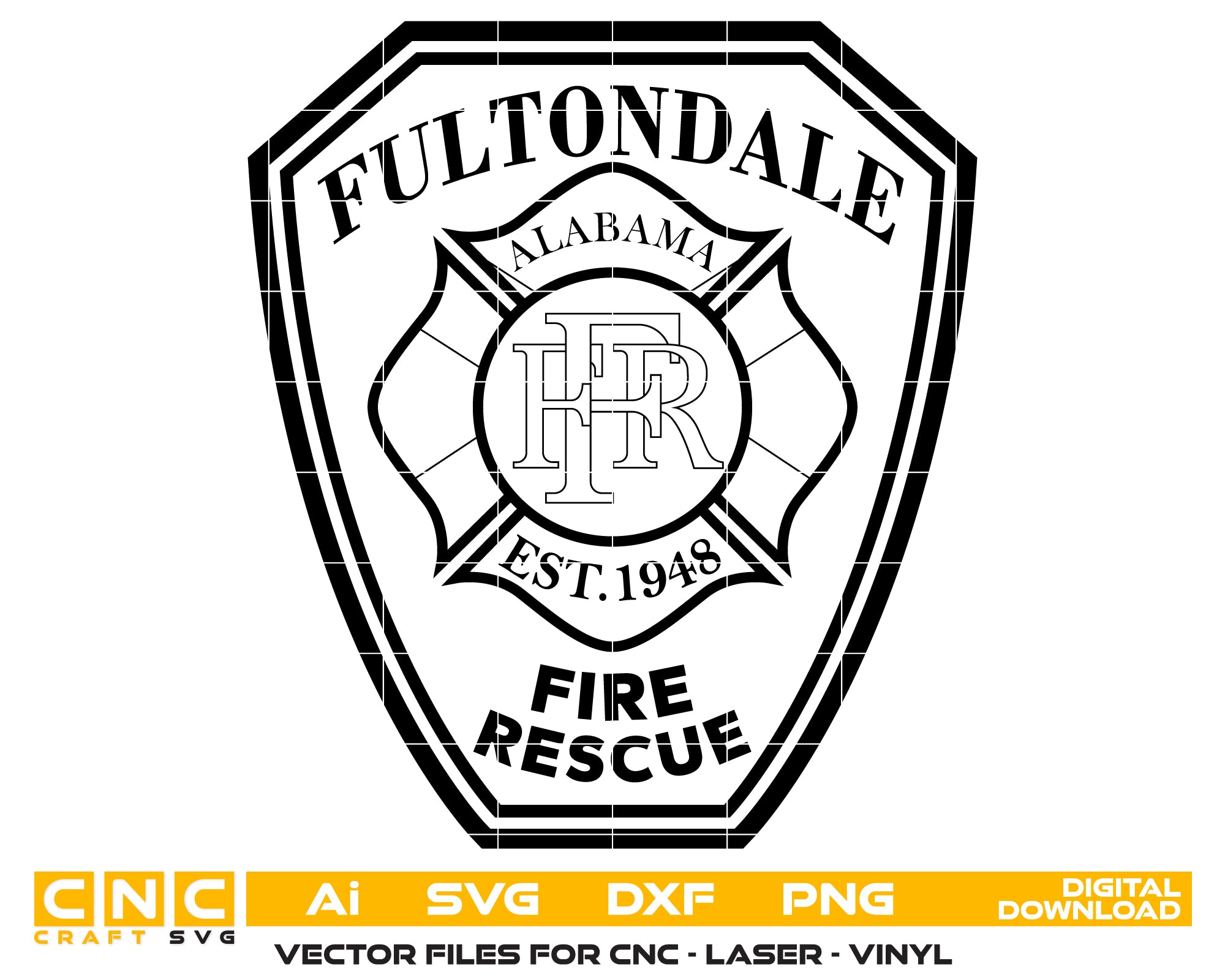 Fultondale Fire & Rescue Badge