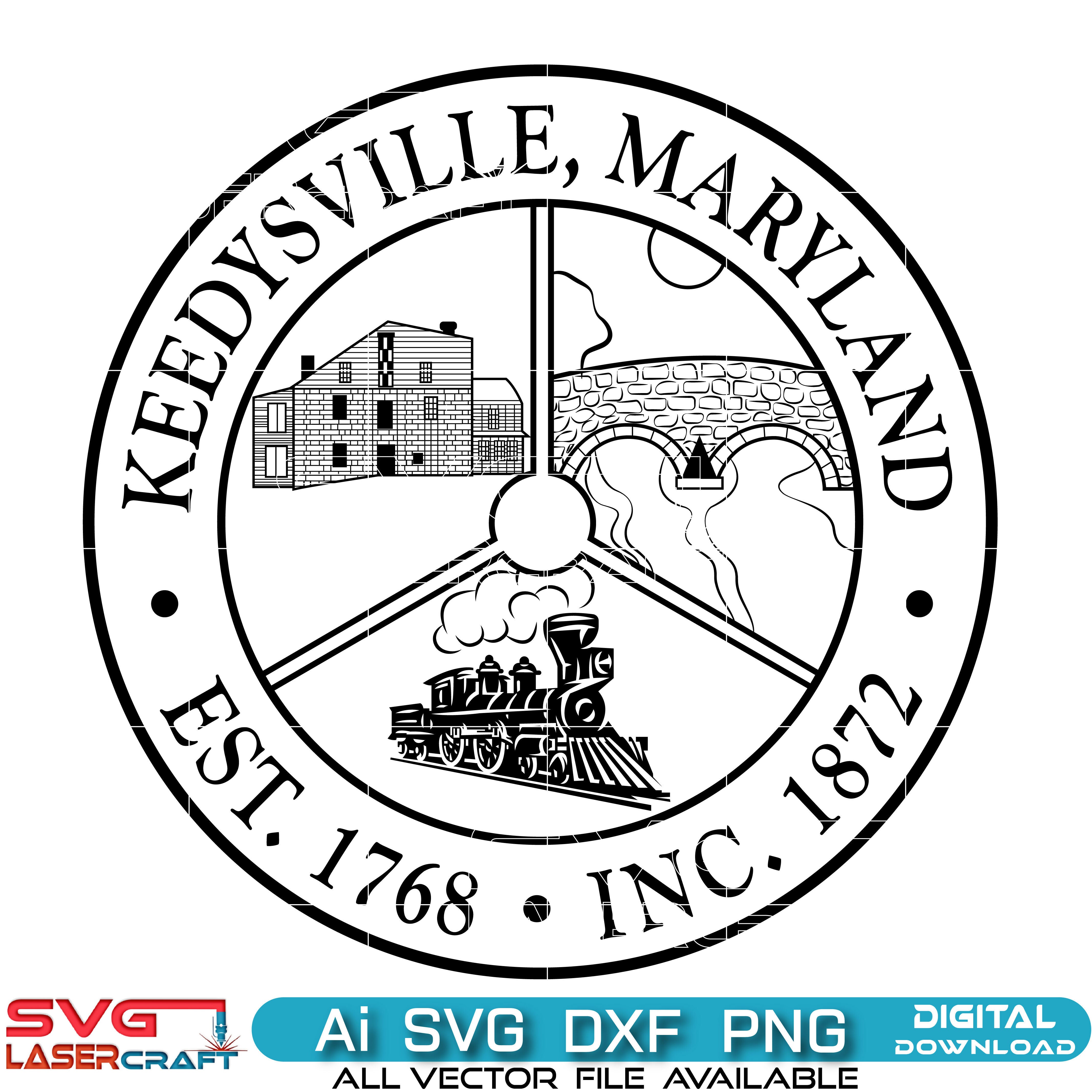 Keedysville, Maryland Seal svg vector