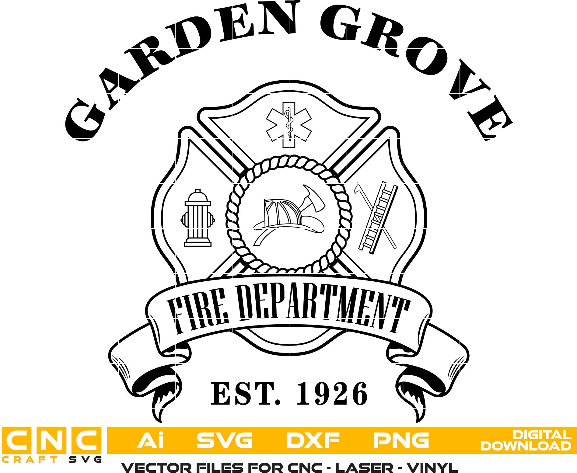 Garden Grove Fire Dept. Badge