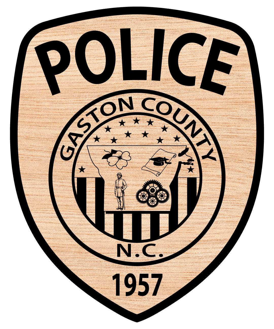 Gaston County Police Department Patch, North Carolina