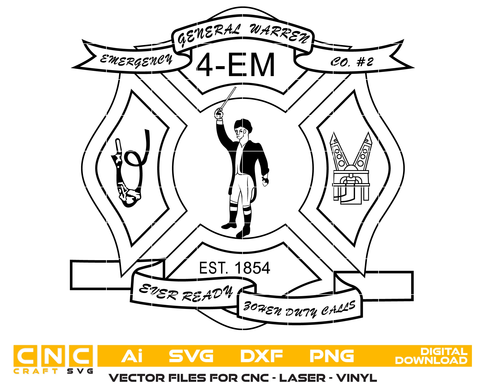 General Warren Emergency Company No. 2 Logo