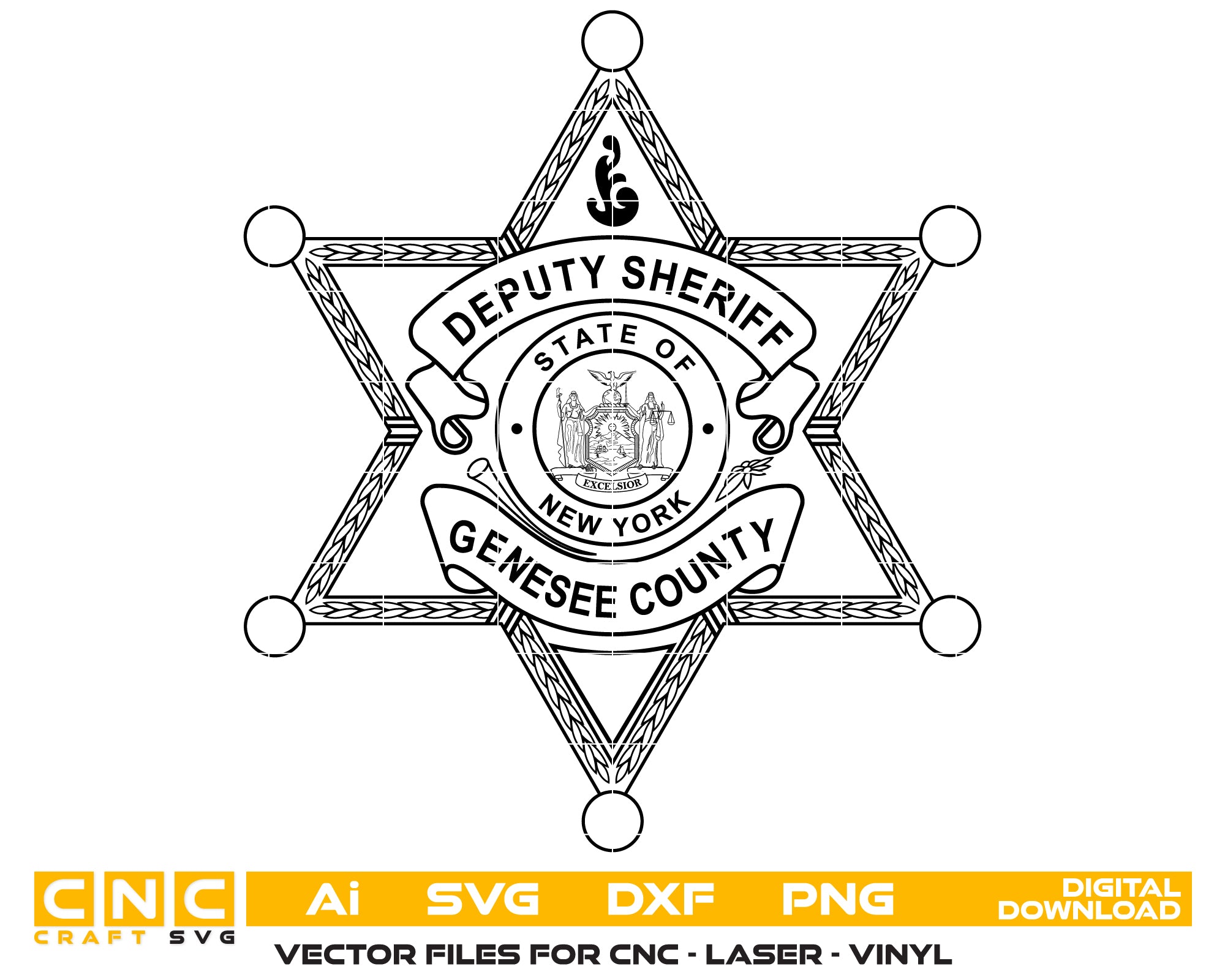 Genesee County Deputy Sheriff Badge