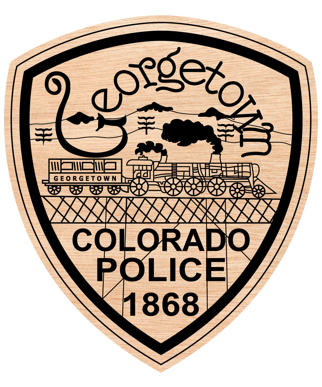 Georgetown Colorado Police Department Patch