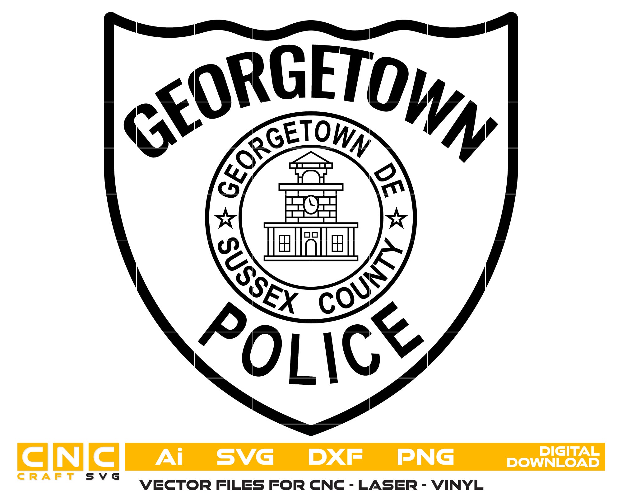 Georgetown Police Badge