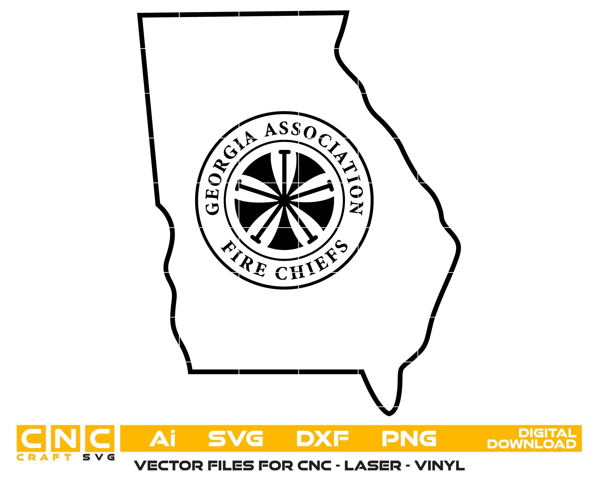 Georgia Association of Fire Chiefs Logo