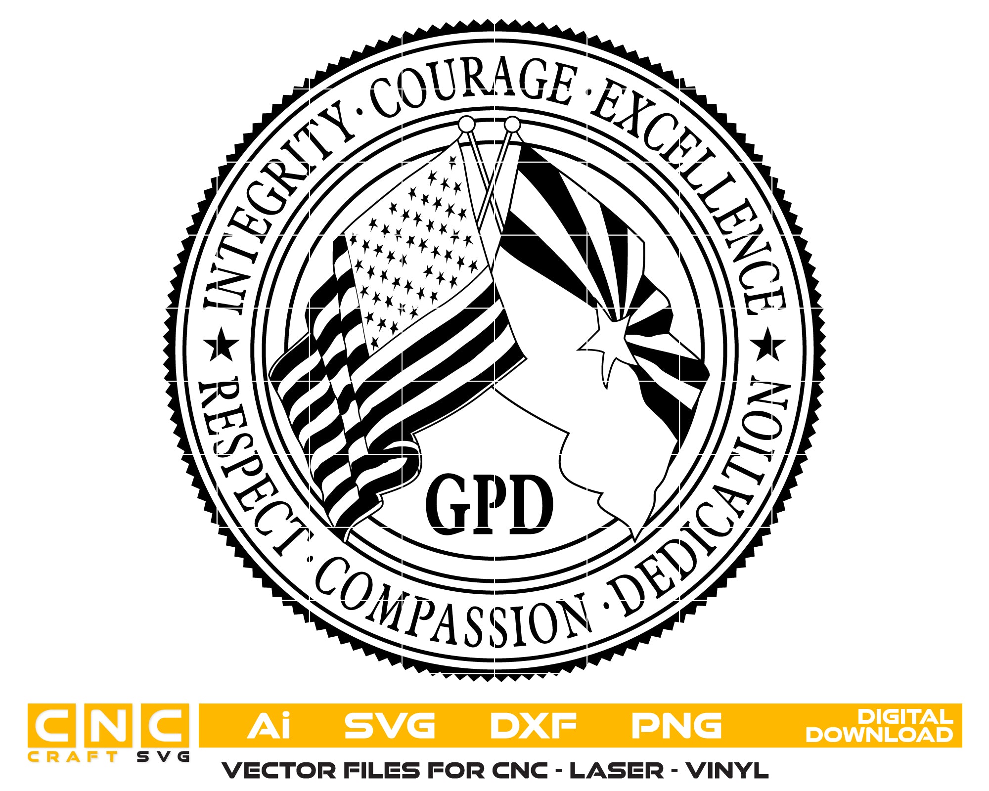Glendale Police Department Logo SVG, Arizona Police Logo Vector, Glendale Police Department Logo, Law Enforcement Logo SVG, Arizona Police Department Logo Vector