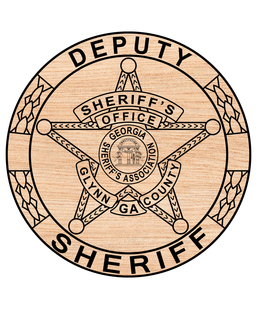 Glynn County Georgia Deputy Sheriff Badge