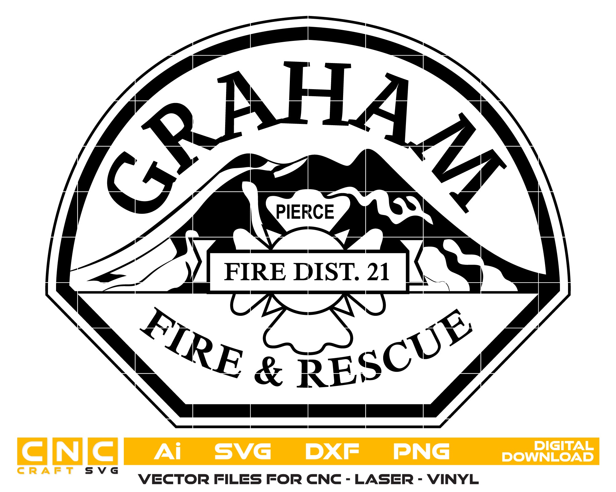 Graham Fire & Rescue Patch, Pierce County