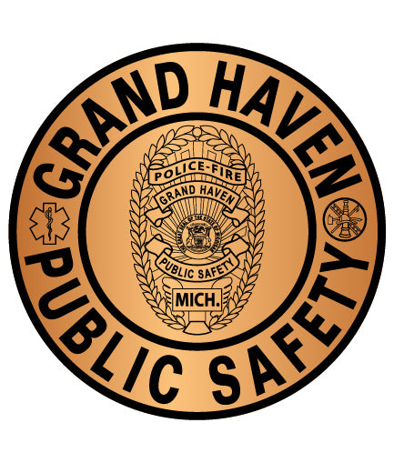 Grand Haven Public Safety Badge SVG
