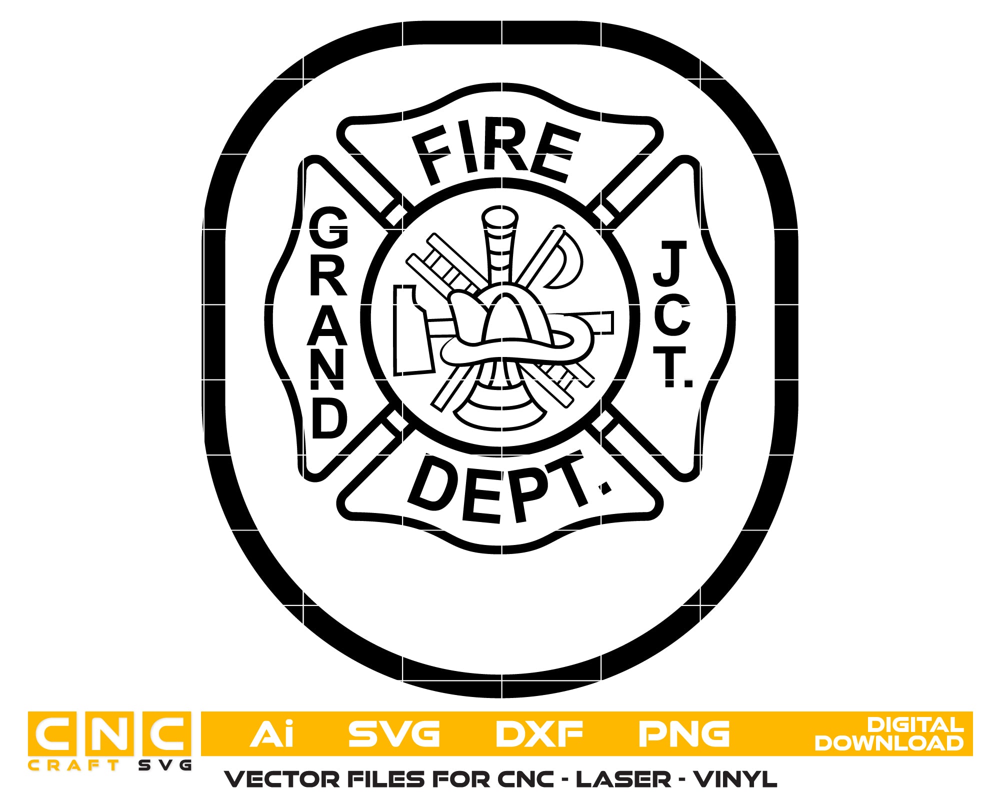 Grand Junction Co Fire Department 3 High Patch Badge