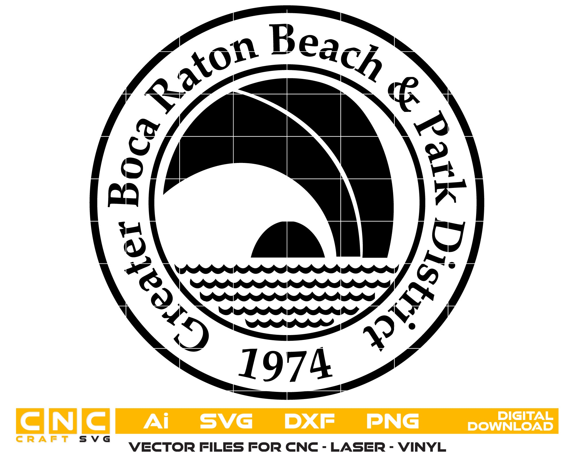 Greater Boca Beach & Park District Logo