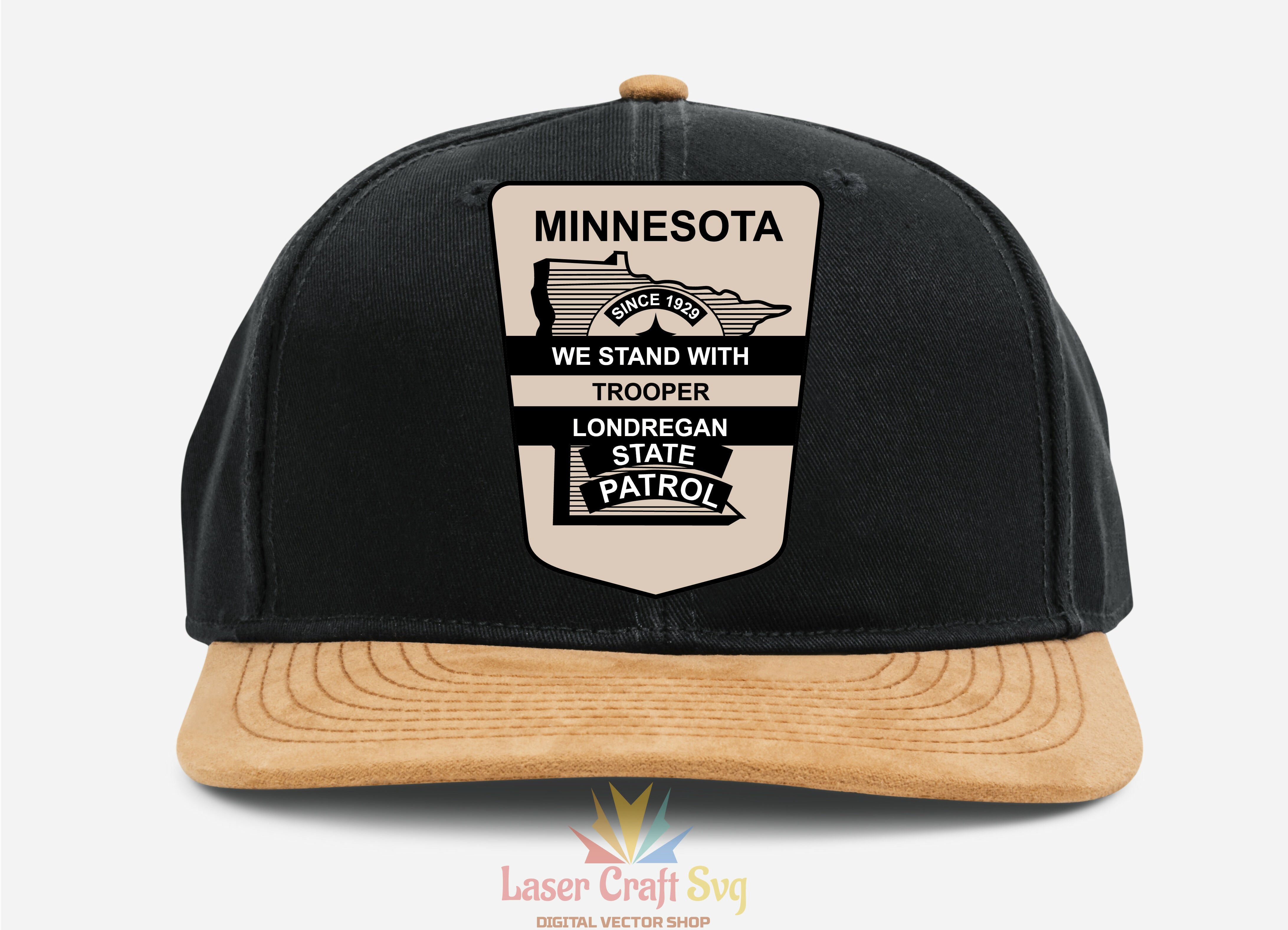 Minisota State Patrol Trooper Badge-w-01