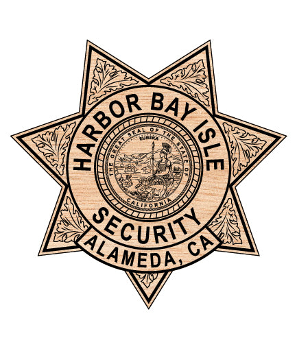 Harbor Bay Isle Security Badge SVG, Harbor Bay Isle California Security Badge Vector, Harbor Bay Isle Security SVG Emblem, California Security Badge Logo SVG, #support