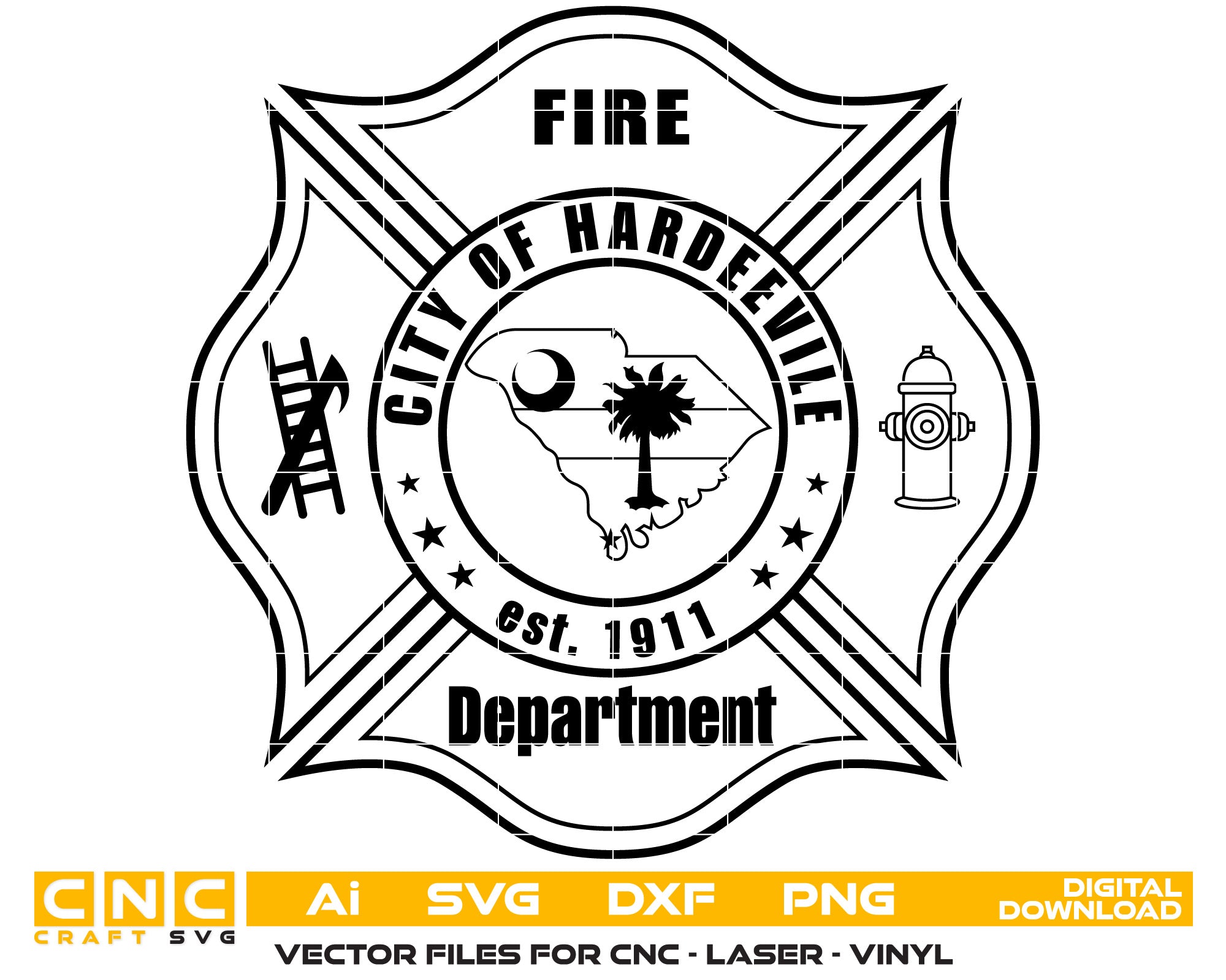 Hardeeville Fire Department Logo