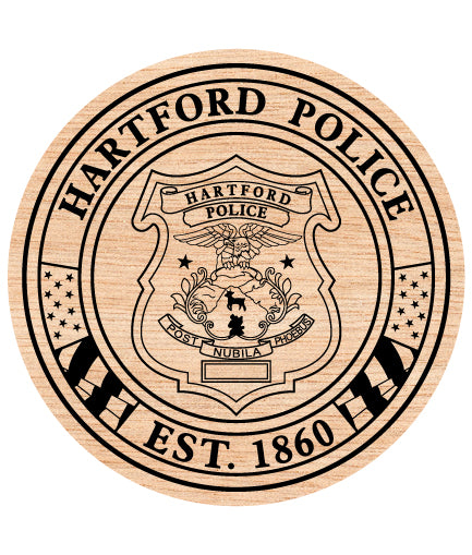 hartford police officer badge svg, hartford connecticut police badge vector, hartford ct police svg emblem, hartford law enforcement badge svg, connecticut police badge svg