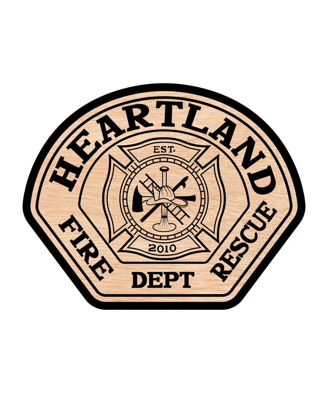 Heartland Fire Rescue Department Badge SVG, Fire Department Badge Vector, Heartland Fire Rescue Badge, Firefighter Badge SVG, Fire Department Badge Vector