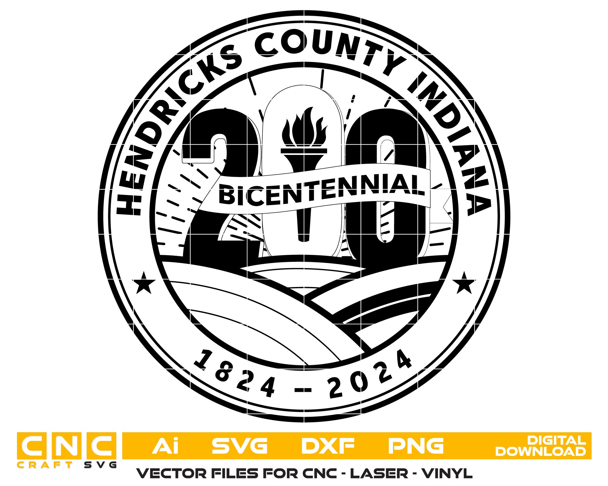 Hendricks County Indiana Seal