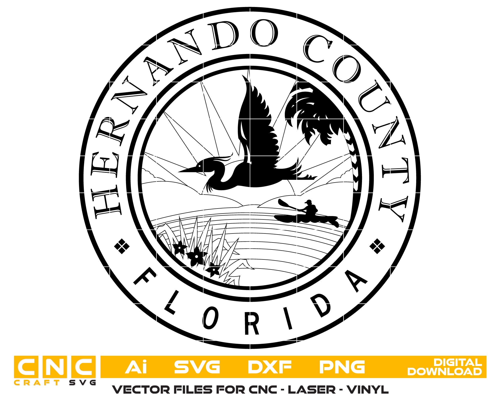 Hernando County Logo Florida