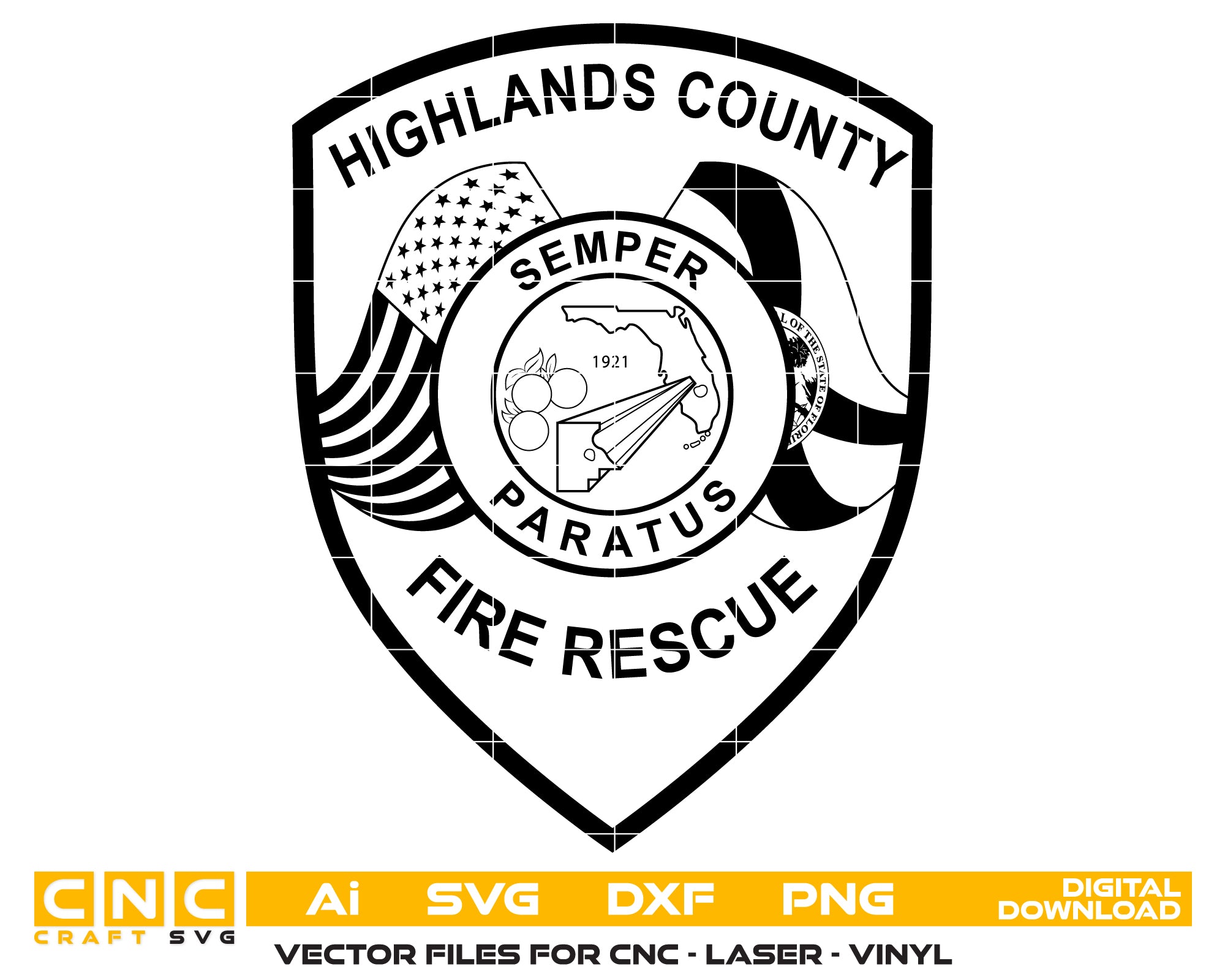 Highlands County Fire Rescue Patch