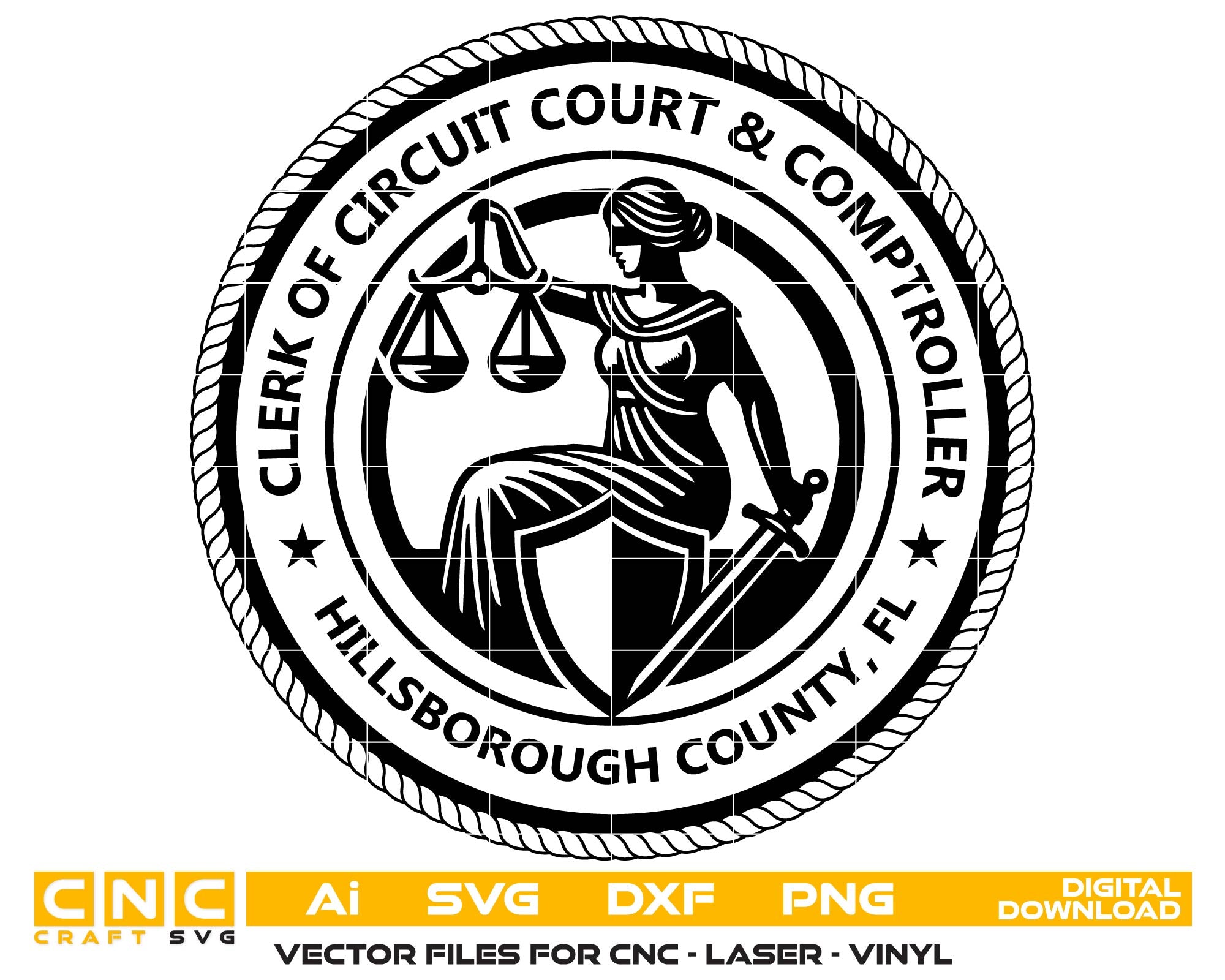 Hillsborough County Clerk of Court & Comptroller Seal