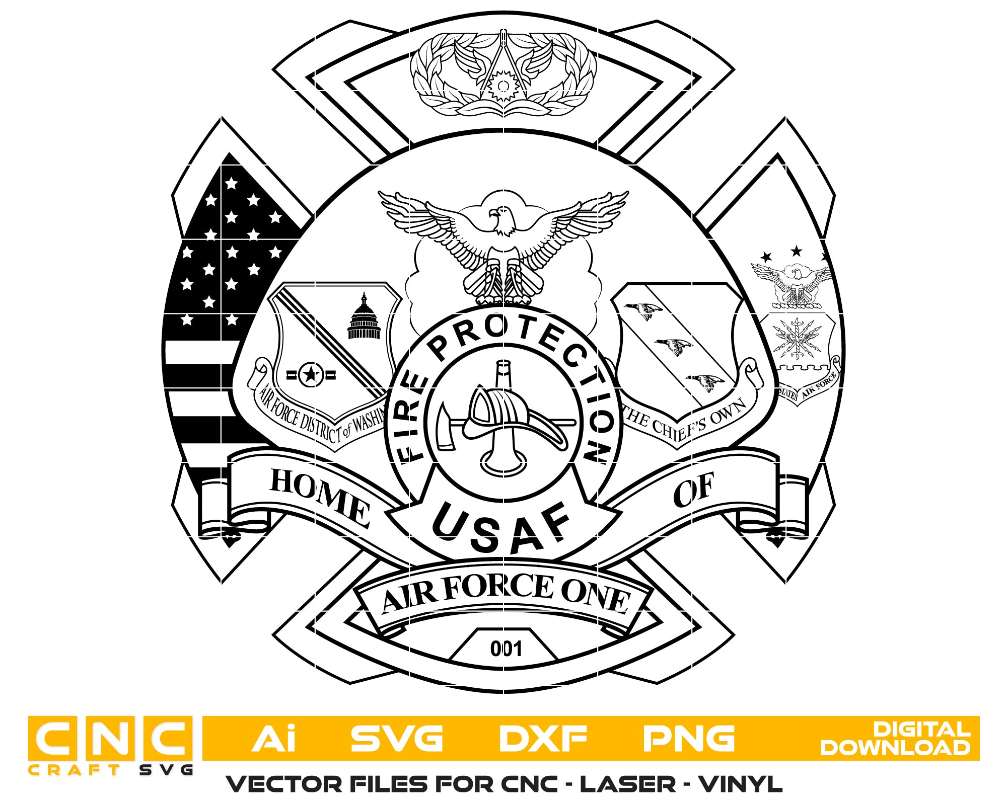Home of Airforce the Coolest Challenge Coin SVG