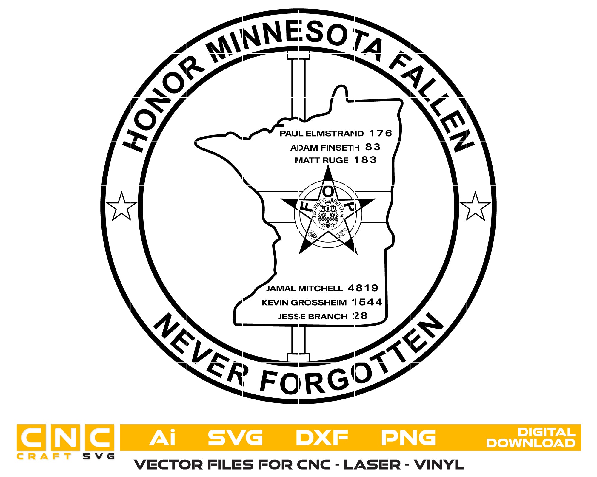 Honor Minnesota Fallen Logo