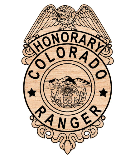 Honorary Mounted Ranger Police Badge SVG, Colorado Ranger Police Badge Vector, Honorary Mounted Ranger SVG Emblem, Colorado Law Enforcement Badge Logo SVG, #support