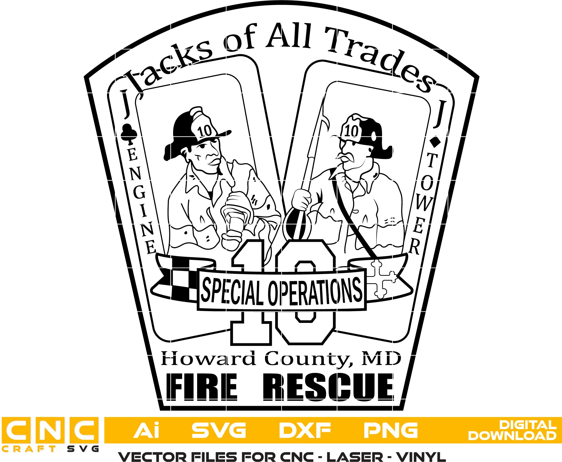 Howard County Fire Rescue Special Operations Badge